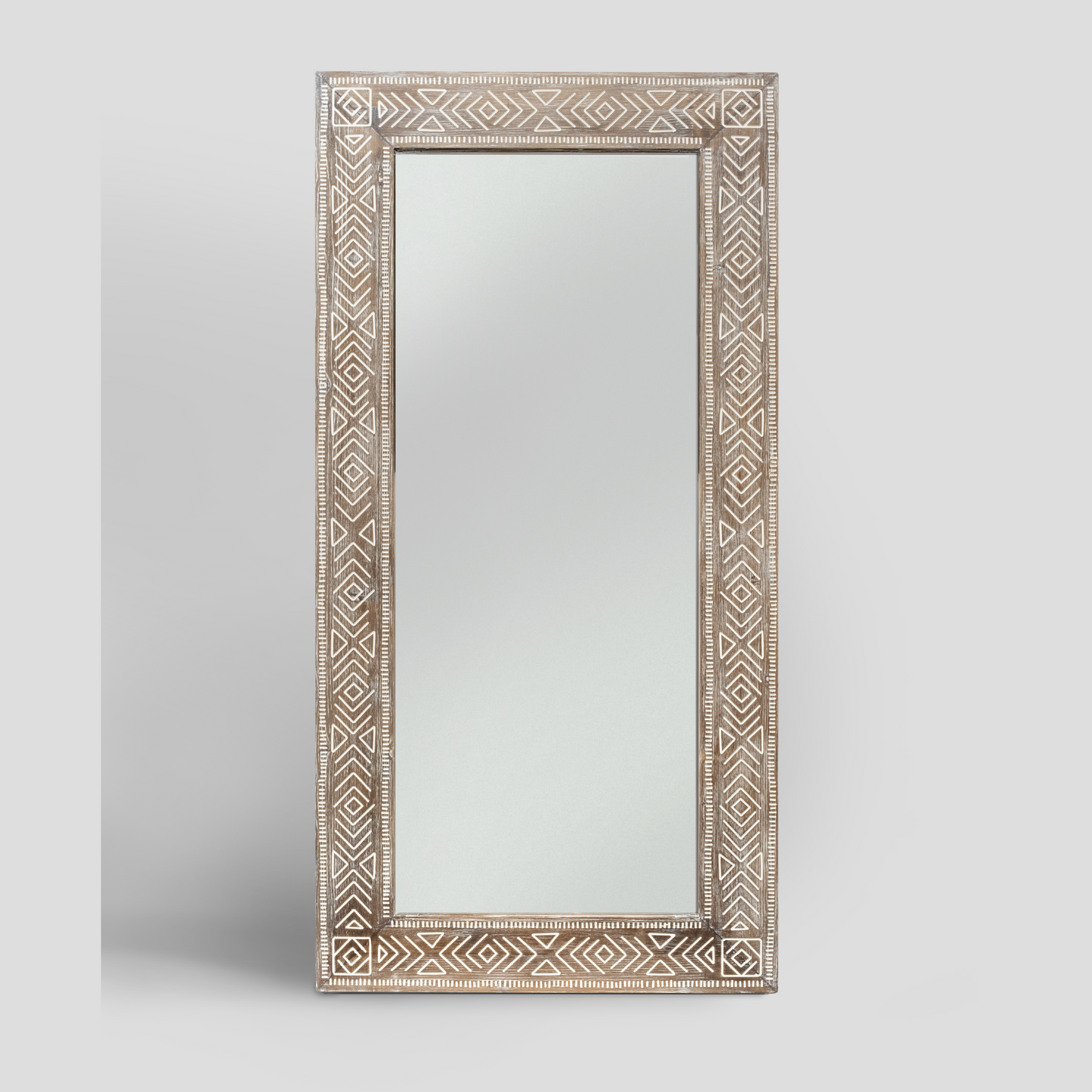 Large Wall Mirror Aztec 28x56