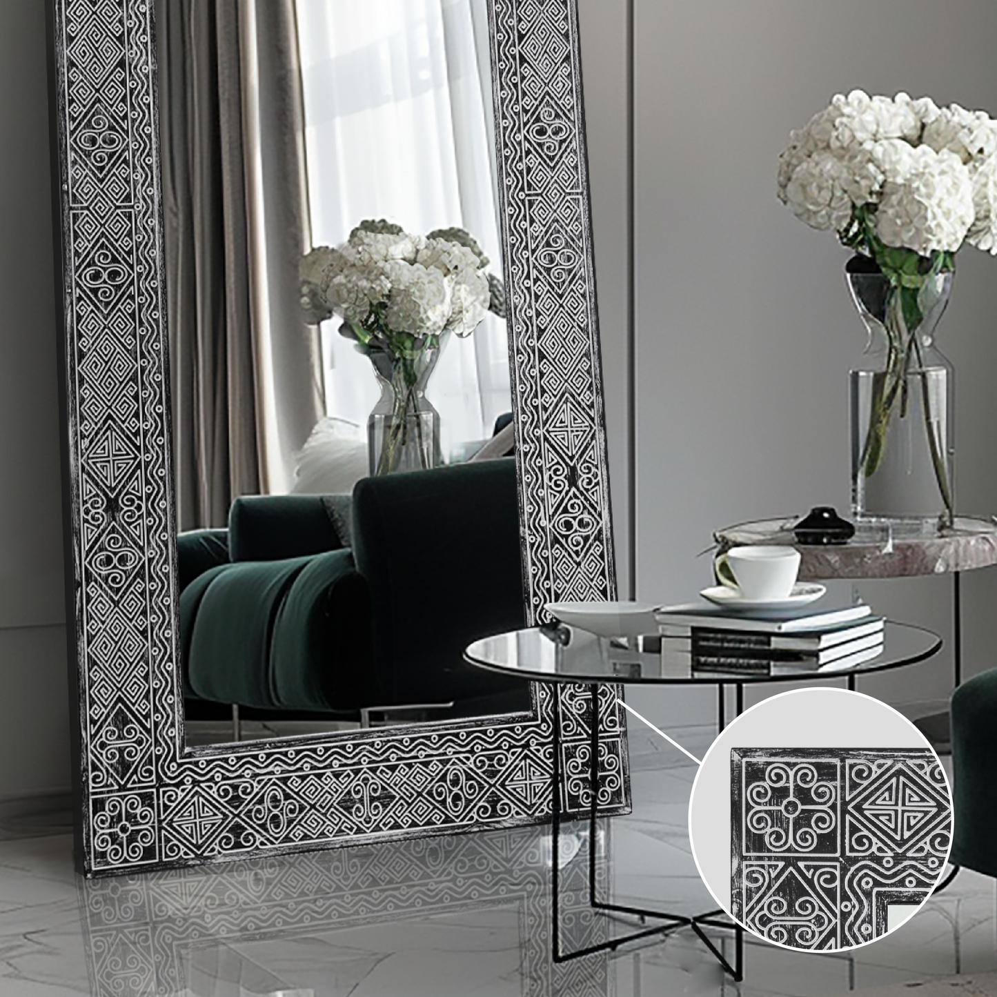 Large Floor Mirror Papua 36x78