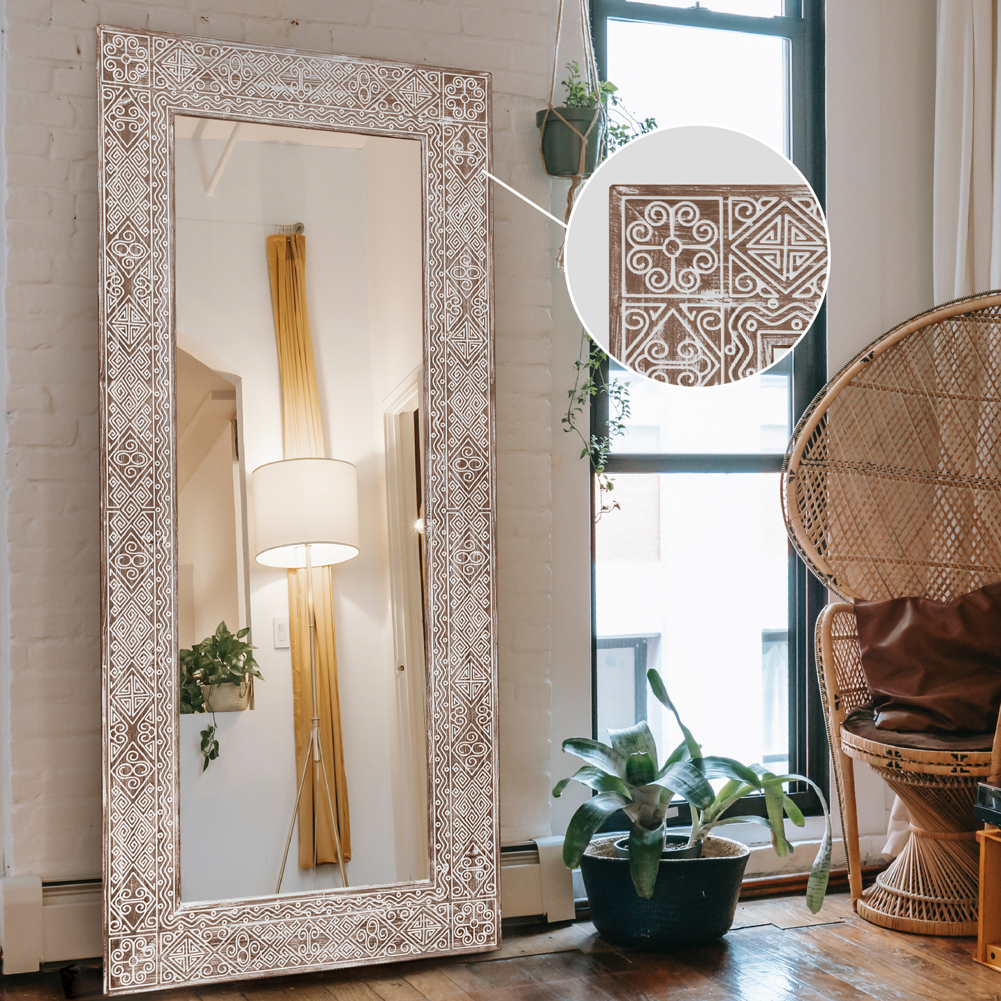 Large Floor Mirror Papua 36x78