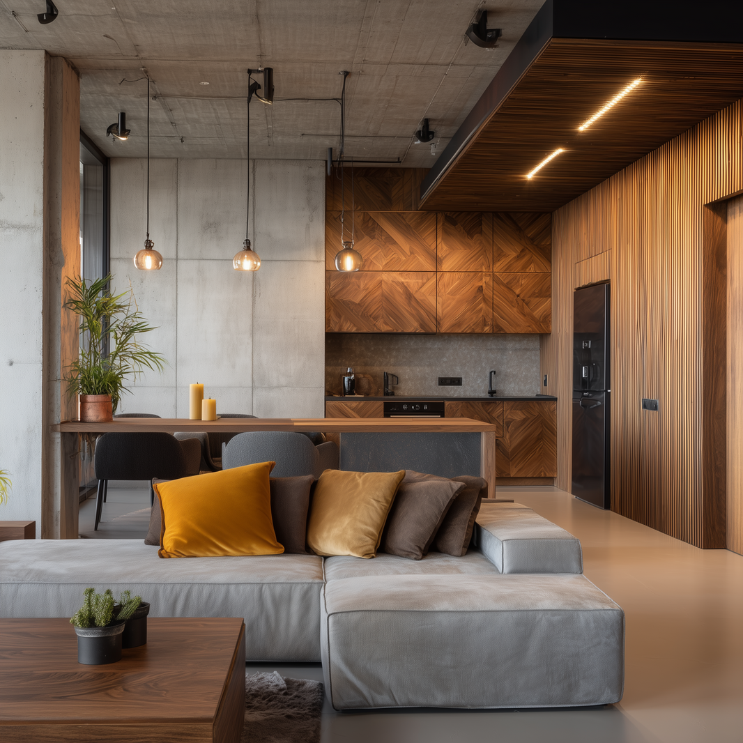 How to Mix Wood Tones in Your Living Room and Make It Feel Warm & Cohesive