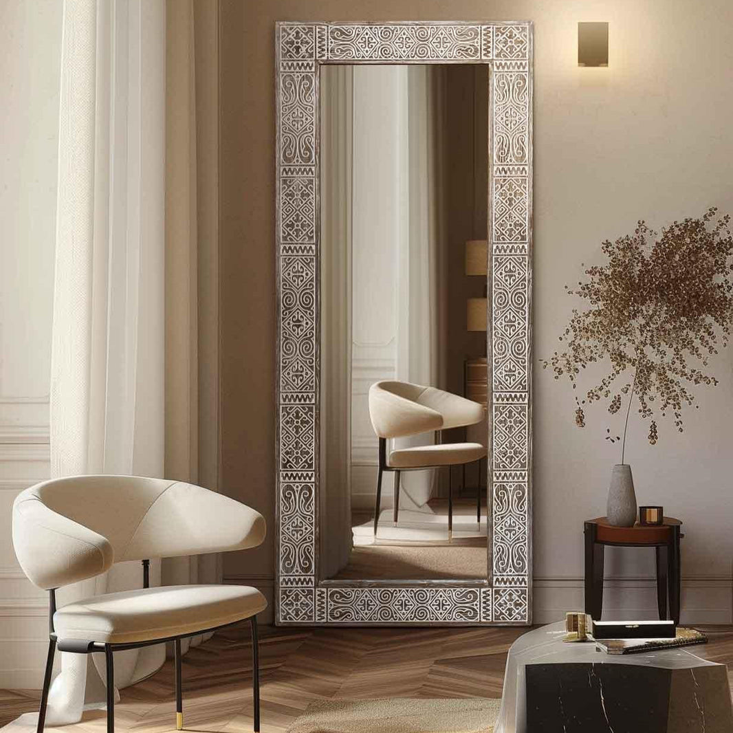 🟫 Walnut — The Perfect Mirror Frame Color for Any Interior