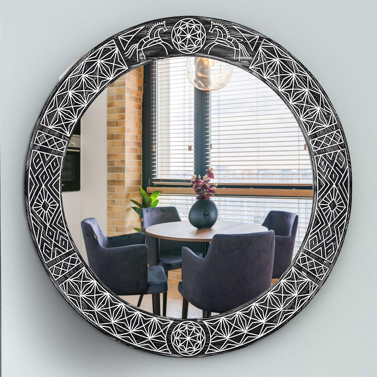 Round Large Wall Mirror Liberty 40"
