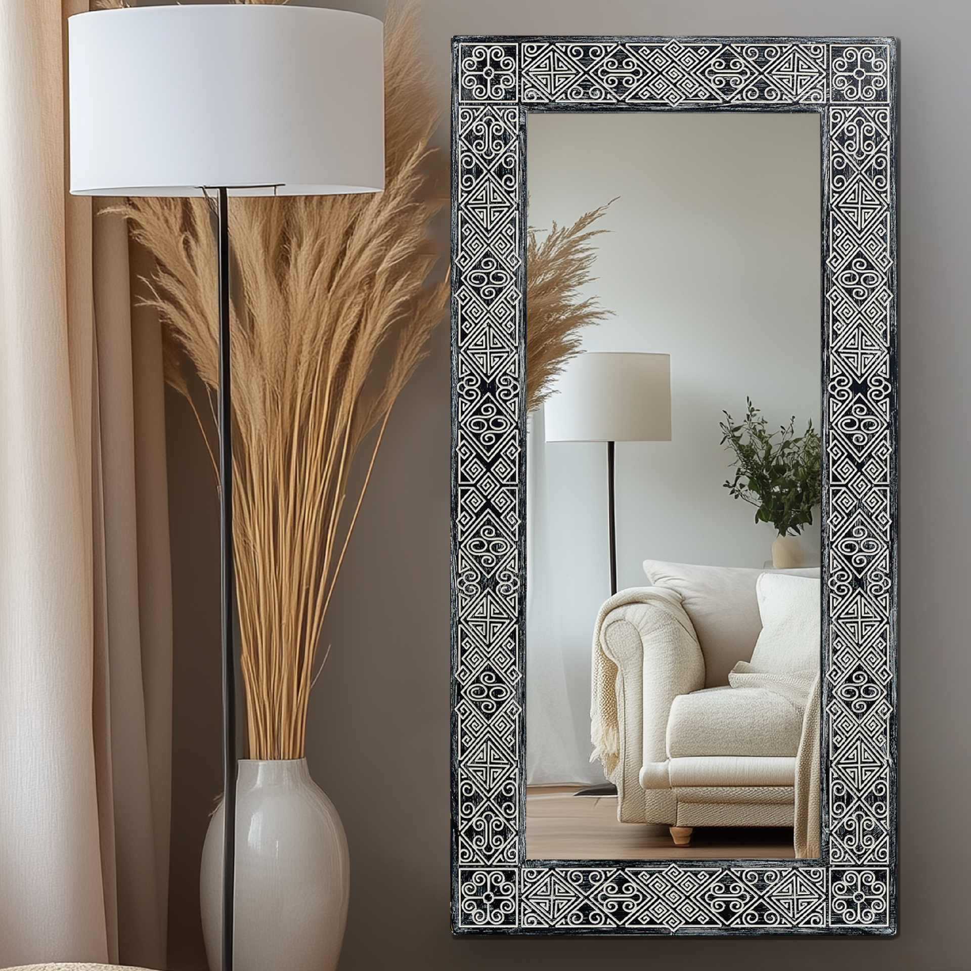 Large Wall Mirror Papua 28x56